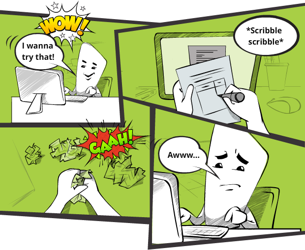 eLearning Solutions Comic Strip
