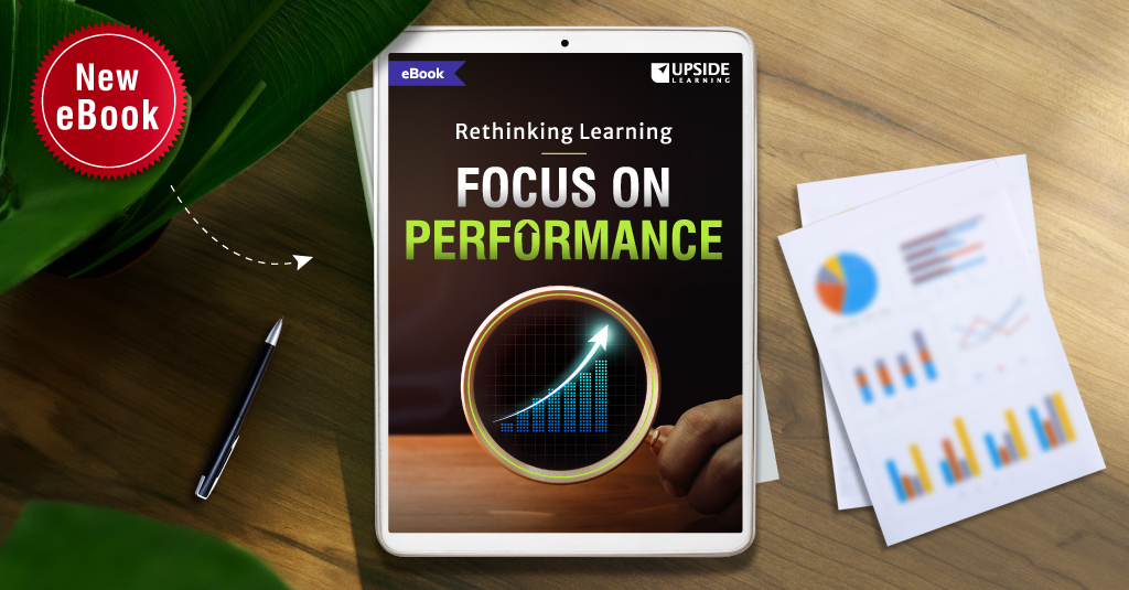 Rethinking Learning: Focus on Performance eBook Cover by Upside Learning
